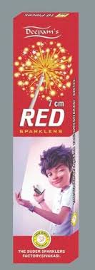 7 CM RED SPARKLERS